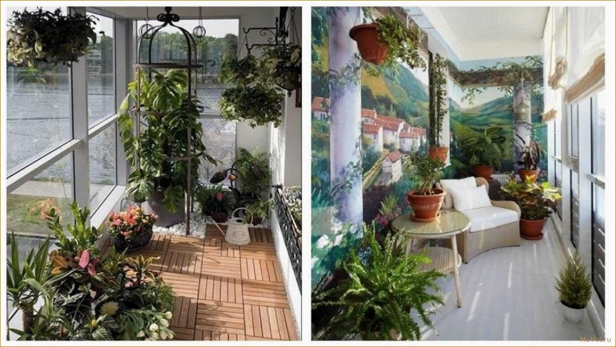 Как создать сад на балконе в середине зимы