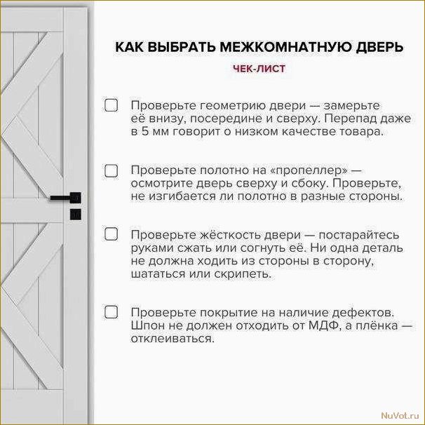 Как правильно выбрать межкомнатную дверь