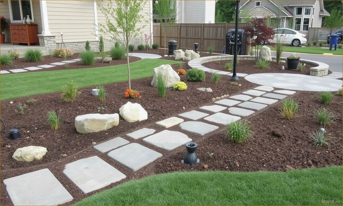 Идеи и советы по благоустройству неровного участка для создания гармоничного пространства