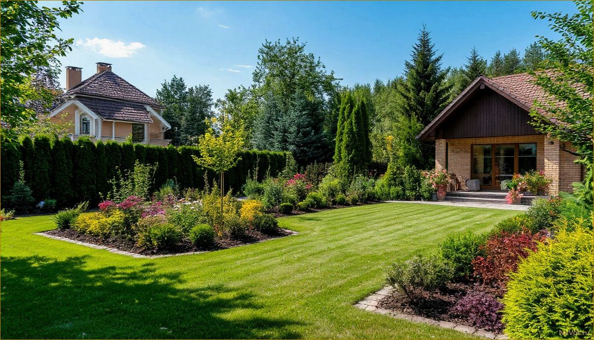 (благоустроить, участок, вокруг, дома, создания) Как благоустроить участок вокруг дома для создания уютного и комфортного пространства